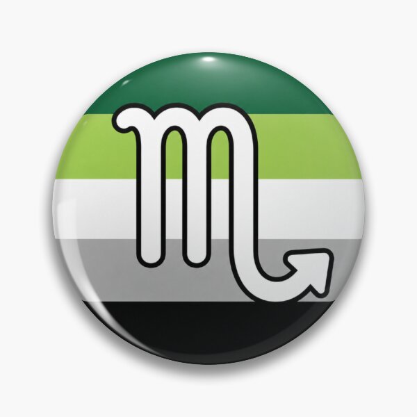 Item preview, Scorpio Aromantic Pride Symbol  designed and sold by MandiDaniDesign.