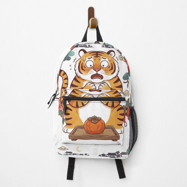 Item preview, Tiger Afraid of Persimmons | Funny Korean Minhwa Folk Art designed and sold by K-Tradition.