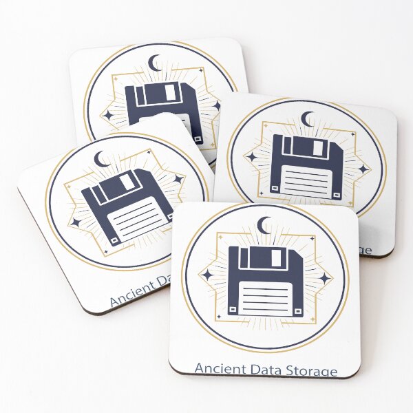 Item preview, "Ancient Data Storage" Funny Floppy Disk - Mystical Retro Tech Art - Vintage 90s Computer Humor designed and sold by BestChoiceService.