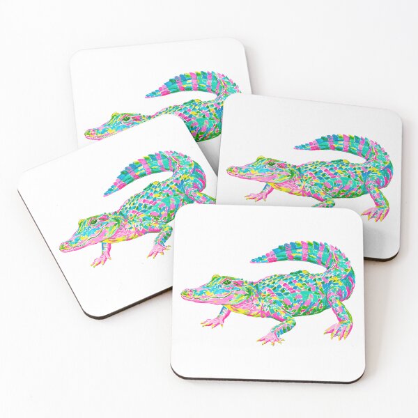 Item preview, Colourful Alligator designed and sold by ThePreppyArtist.
