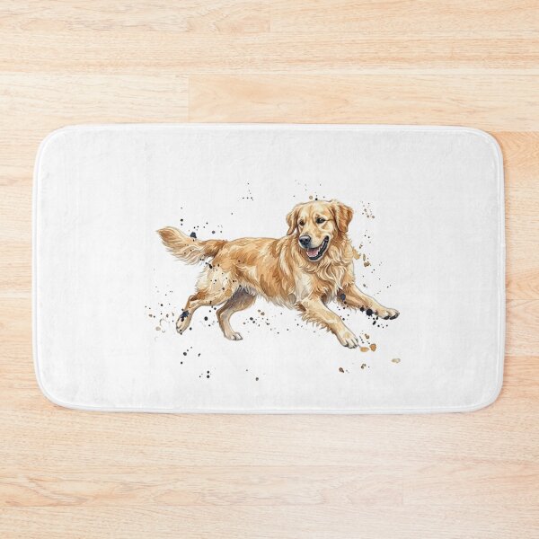 Item preview, Watercolor Golden Retriever Playing designed and sold by TheMagicIcon.