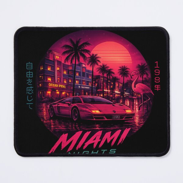 Item preview, Miami Nights 1988 Retro Synthwave T-Shirt designed and sold by Houldi.