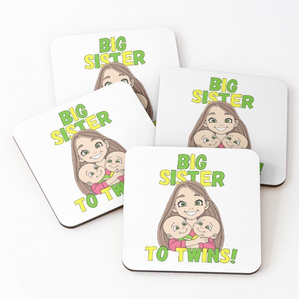 Item preview, Big Sister to Twins! designed and sold by FancyNotions.