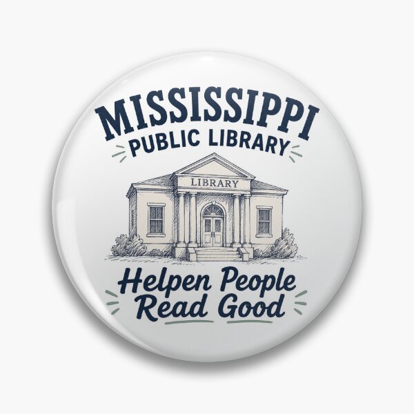 Item preview, Mississippi Public Library designed and sold by Pink Hombre.