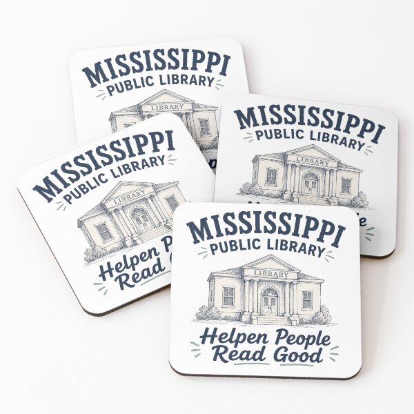 Item preview, Mississippi Public Library designed and sold by Pink Hombre.
