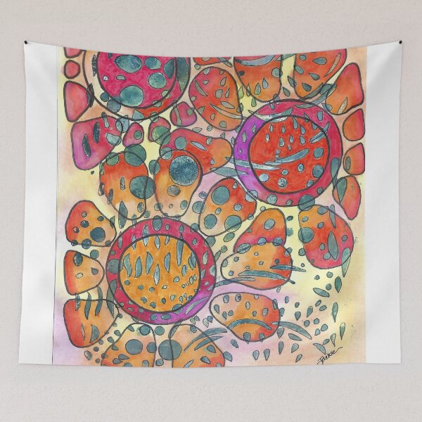 Item preview, Splattered Flowers designed and sold by Color Splash Creations.