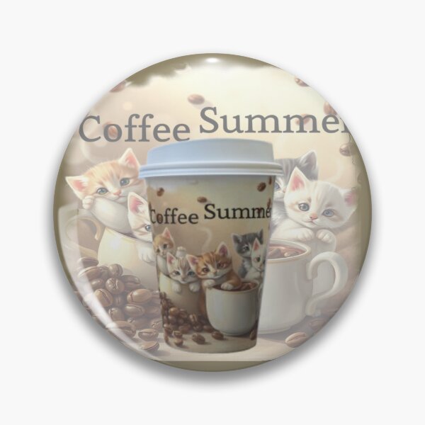 Item preview, Coffee Summer Cute Fluffy Kittens Coffee Beans Cup designed and sold by hoodiehood.
