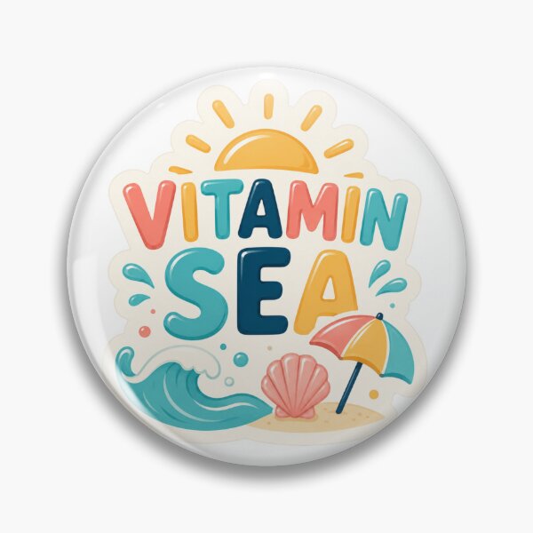 Item preview, Vitamin Sea – Cute summer beach design for ocean lovers designed and sold by FusiTink.