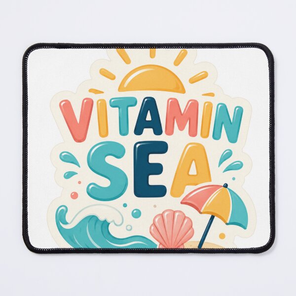 Item preview, Vitamin Sea – Cute summer beach design for ocean lovers designed and sold by FusiTink.