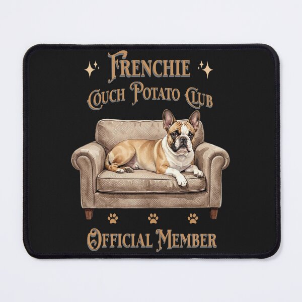 Item preview, French Bulldog Couch Potato Club designed and sold by PawPlanetPro.