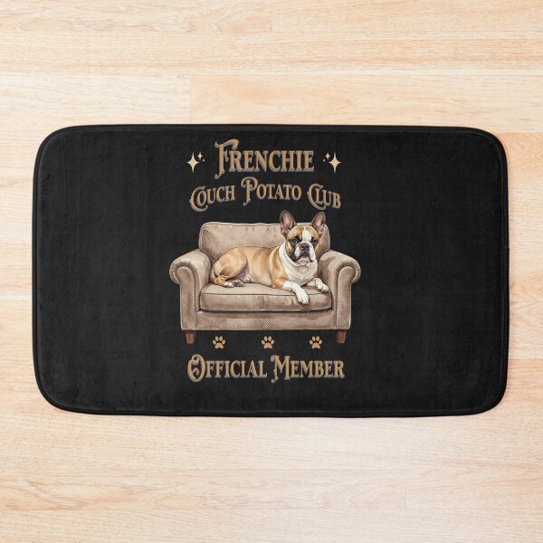 Item preview, French Bulldog Couch Potato Club designed and sold by PawPlanetPro.