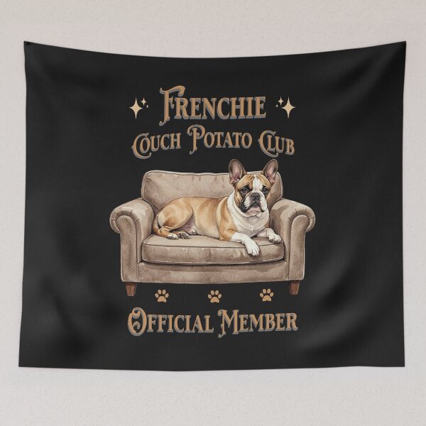 Item preview, French Bulldog Couch Potato Club designed and sold by PawPlanetPro.