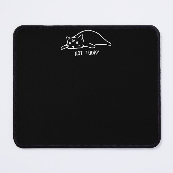 Item preview, Lazy Luna Cat "Not Today" Funny Celestial Cat Illustration designed and sold by LunaCat Studio.