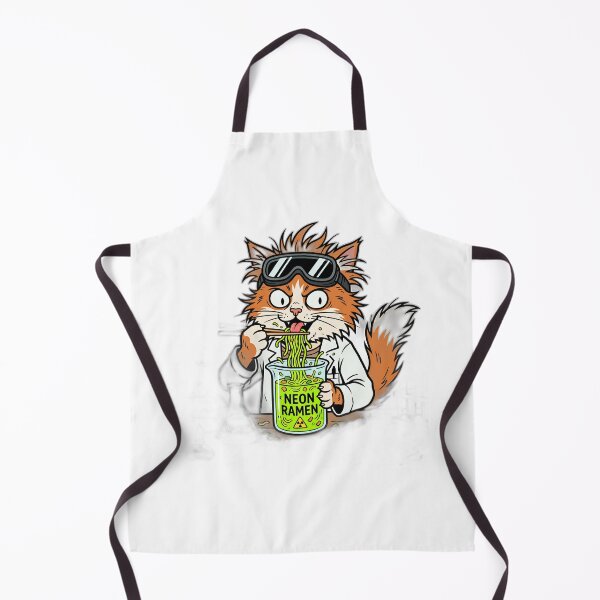 Item preview, Mad Scientist Cat Ramen Beaker Chemistry Humor designed and sold by ryanguas.