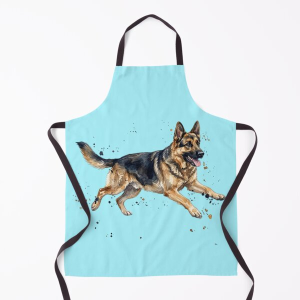 Item preview, Watercolor German Shepherd Playing designed and sold by TheMagicIcon.