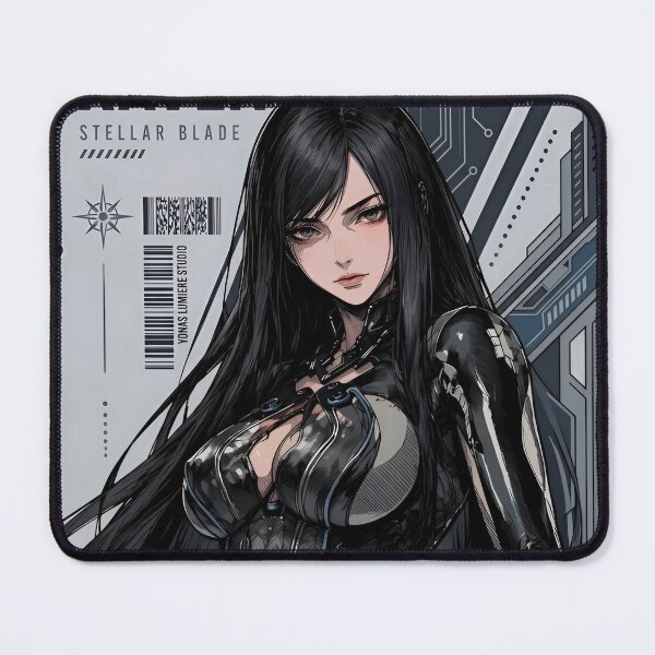 Item preview, Cybernetic Raven | Futuristic Android Girl | Dark Sci-Fi Anime Style Art designed and sold by Dyan4.