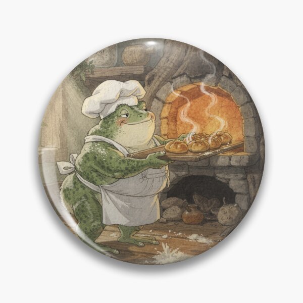 Item preview, Toad Baker Pulling Acorn Loaves From the Stump Oven designed and sold by PictorialWhimsy.