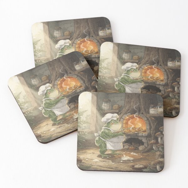 Item preview, Toad Baker Pulling Acorn Loaves From the Stump Oven designed and sold by PictorialWhimsy.