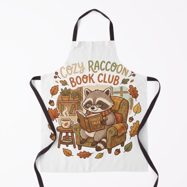 Item preview, Cozy Raccoon Book Club Sticker designed and sold by shop bst.