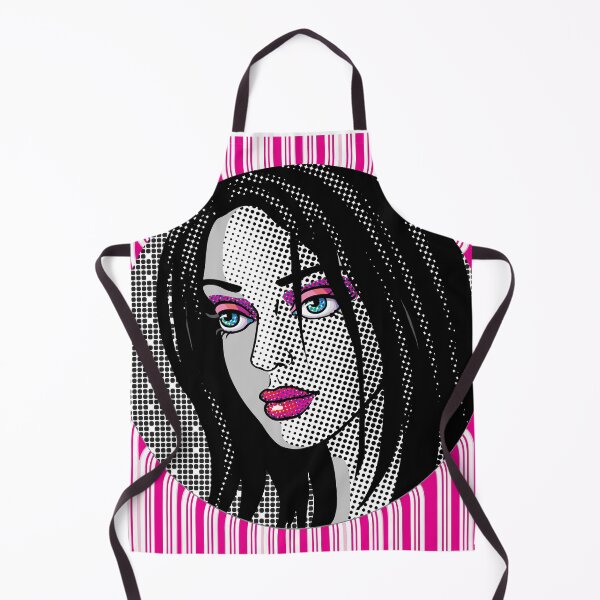 Item preview, Pop Art Portrait with Optical Geometric Patterns designed and sold by cremedecolor.