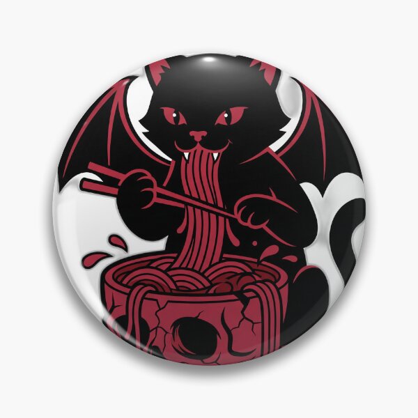 Item preview, Gothic Vampire Cat Skull Bowl Ramen Creepy Cute designed and sold by ryanguas.