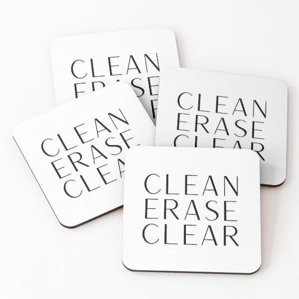 Item preview, Clean, Erase, Clear designed and sold by Woof-zil.