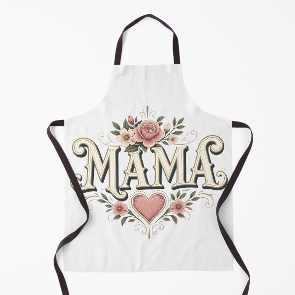 Item preview, Mama Floral Vintage Typography | Boho Mama Heart Roses Gift for Mom Mother's Day Tee designed and sold by QuirkyCloud Designs.