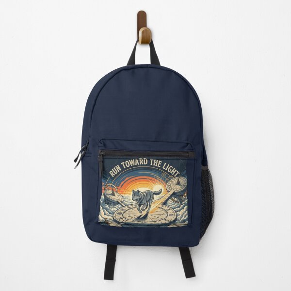 Item preview, Run Toward the Light – Time and Spirit Wolf Art designed and sold by Dogandesighn.