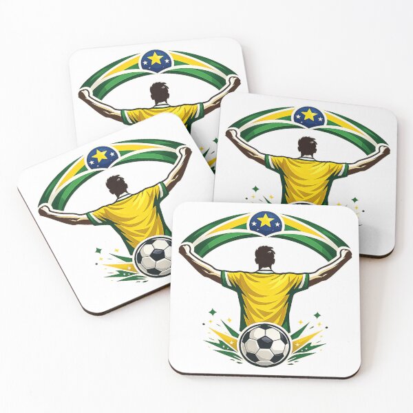 Item preview, Brazil Soccer Fan Patriotic Supporter designed and sold by Corvoria.