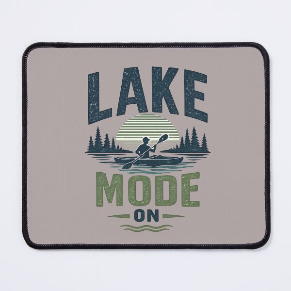 Item preview, Lake Mode On Kayaking Vintage Design designed and sold by Lizavelle.