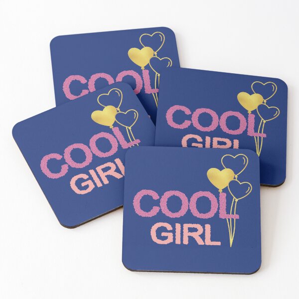 Item preview, Cool Girl Pink and Gold Hearts designed and sold by SeJaa.