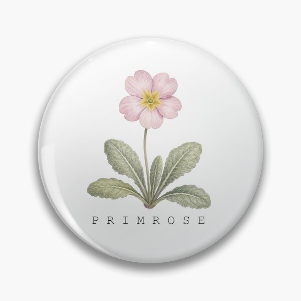 Item preview, Pink Primrose Watercolor Botanical Flower Illustration Wall Art designed and sold by FernLiz.