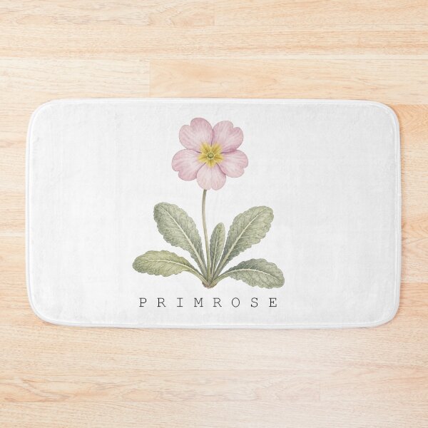 Item preview, Pink Primrose Watercolor Botanical Flower Illustration Wall Art designed and sold by FernLiz.