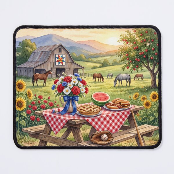 Item preview, Country Picnic at Sunset Farm designed and sold by amusefullife.