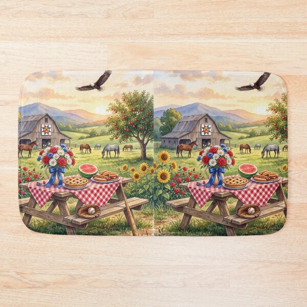 Item preview, Country Picnic at Sunset Farm designed and sold by amusefullife.