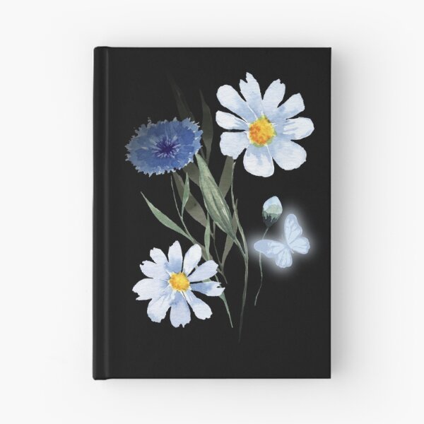 Item preview, Blue Flowers And A Butterfly. designed and sold by Dinasshop.