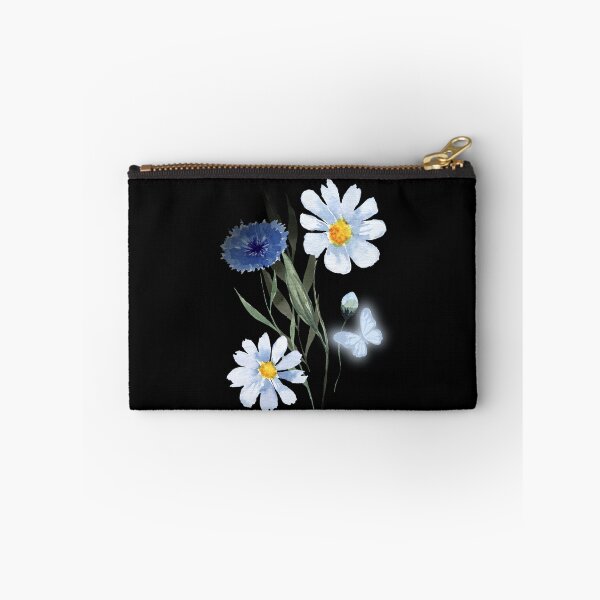 Item preview, Blue Flowers And A Butterfly. designed and sold by Dinasshop.