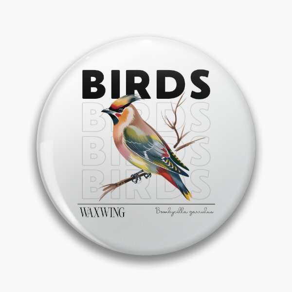 Item preview, Waxwing Bird – Colorful Cedar Waxwing designed and sold by ArcticFoxStudio.