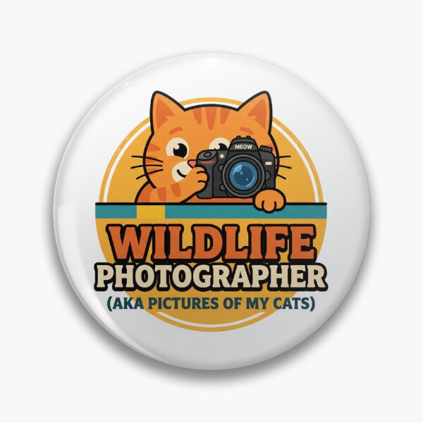 Item preview, Funny Cat Wildlife Photographer Camera Meow designed and sold by FrankOliver.