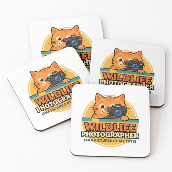 Item preview, Funny Cat Wildlife Photographer Camera Meow designed and sold by FrankOliver.