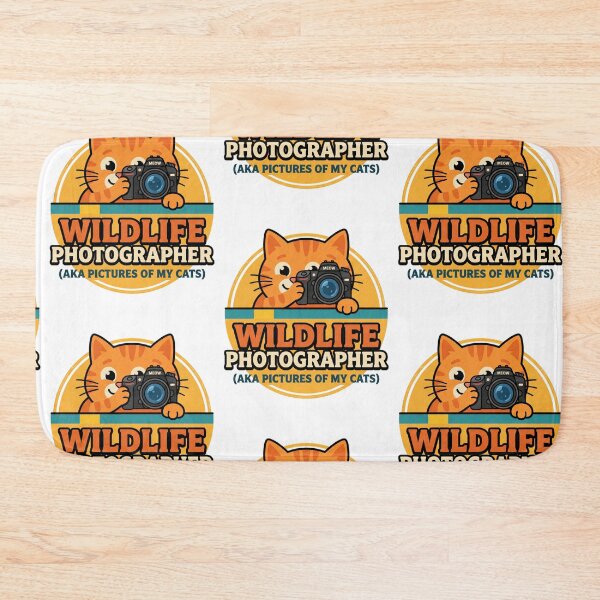 Item preview, Funny Cat Wildlife Photographer Camera Meow designed and sold by FrankOliver.