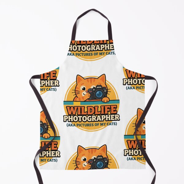 Item preview, Funny Cat Wildlife Photographer Camera Meow designed and sold by FrankOliver.