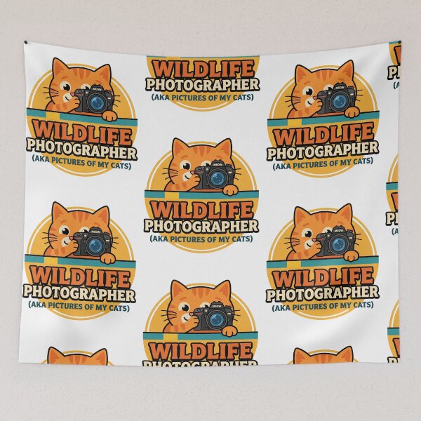 Item preview, Funny Cat Wildlife Photographer Camera Meow designed and sold by FrankOliver.