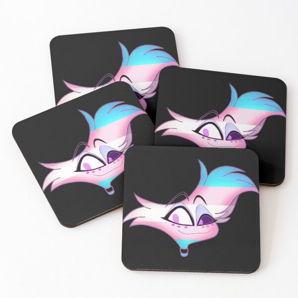 Item preview, non-canon Trans Angel Dust pride  By Terios Creations designed and sold by WildBerryWorks.
