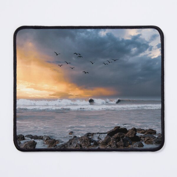 Item preview, Stormy Ocean Sunset Seascape designed and sold by athanasioungr.