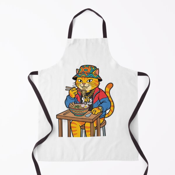 Item preview, 90s Hip Hop Streetwear Cool Cat Ramen Bucket Hat designed and sold by ryanguas.