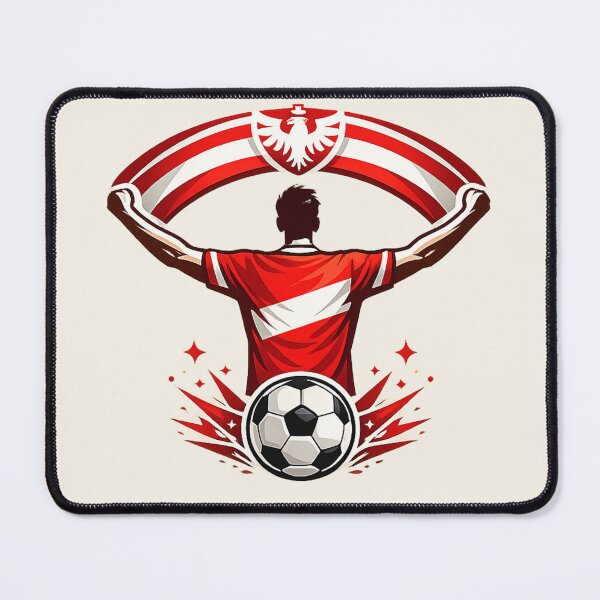 Item preview, Austria Soccer Fan Patriotic Supporter designed and sold by Corvoria.