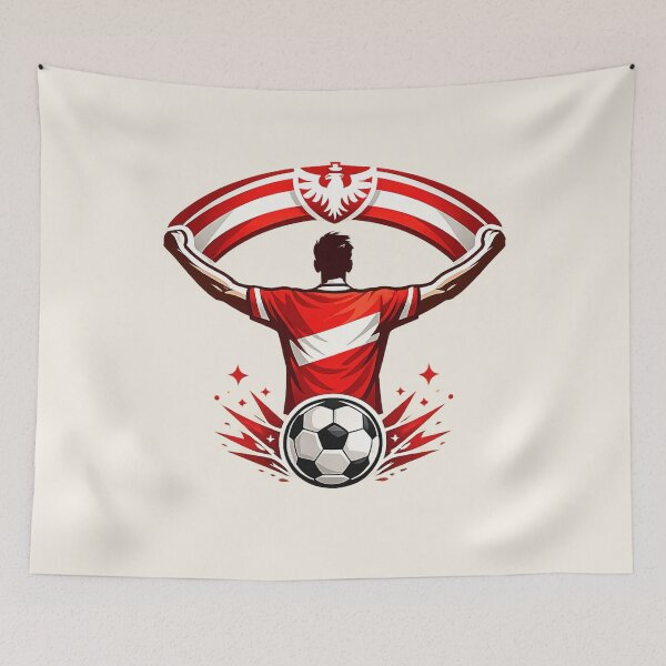 Item preview, Austria Soccer Fan Patriotic Supporter designed and sold by Corvoria.