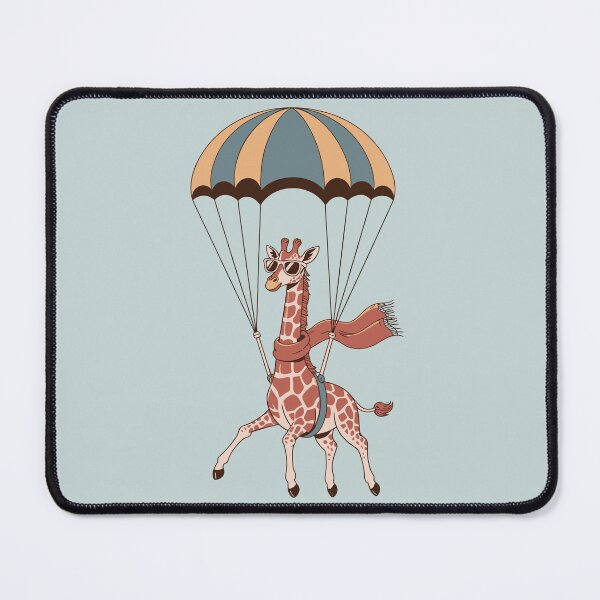 Artikelvorschau, Giraffe mit Fallschirm entworfen und verkauft von JoyfulFeeling.