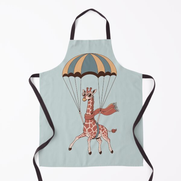 Aperçu de l'œuvre Girafe avec parachute créée et vendue par JoyfulFeeling.